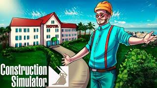 БЫЛО СЛОЖНО НО МЫ ДОСТРОИЛИ ГОСТИНИЦУ В CONSTRUCTION SIMULATOR 22