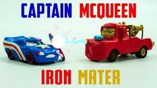 Captain McQueen VS Iron Mater New Found Power Claymation