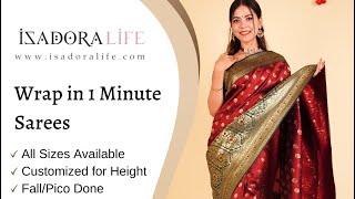 Ready to wear Sarees prestitched one minute Saree