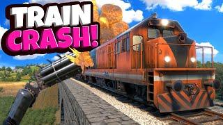 I CRASHED a Train with a NUKE in the NEW Derail Valley Simulator Update
