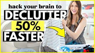 DECLUTTER FASTER ‍️ Quick and Simple Hacks to Clear Your Space For Good