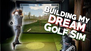 Ultimate Home Golf Simulator Build ️ Uneekor Eye XO  BenQ LK936ST  Carls Place Enclosure