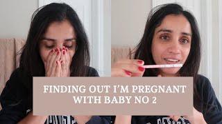 Finding out I’m pregnant with baby number 2