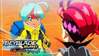 Pri infiltrates Phantoms Gate  BEYBLADE BURST QUADSTRIKE EP2  Official Clip