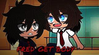 Fred consigue cuerpofred get body FnafHS  gacha club