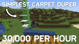 How to Make a Carpet Duper in Minecraft 1.21 - 30000 per Hour