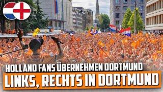 Nächster Oranje-Wahnsinn Niederlande-Fans nehmen Dortmund ein holland nach links nach rechts