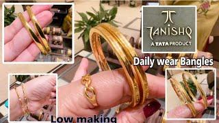 22k Gold Simple & Trendy Bangle Designs With PriceDaily Were Gold Bangle DesignsGold BangleDeeya