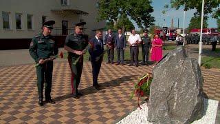 2024-07-19 Открытие памятного знака на территории Брестского областного управления МЧС.