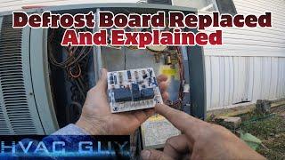 Return to Freezing Heat Pump to Change Defrost Board