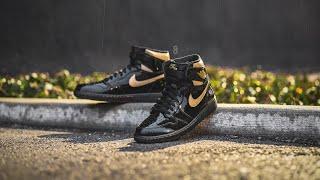 Air Jordan 1 Retro High OG Black  Metallic Gold Patent Review & On-Feet