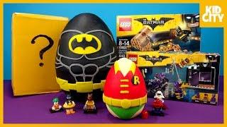KidCity Opens LEGO Batman Movie Play-Doh Surprise Eggs