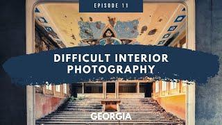 Combating DIFFICULT interior photography - Abandoned House of Culture Georgia