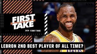 Is LeBron the second-best player off all time? Stephen A. & Mad Dog debate  First Take