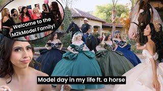 Quince Horse Photoshoot + NEW MODELS  M2kModel Vlogs