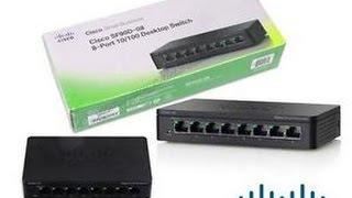 Unboxing of Cisco SF90D-08 8 Port 10100 Network  LAN Desktop Switch