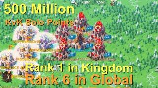 Lords Mobile GB trap got 500 Million KvK Solo Points Part 1 - I pardoned all my prisoners