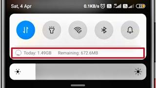 How To Show Data Usage In Notification Bar On Mi Redmi Xiaomi POCO  Data Usage Kaise Set Kare