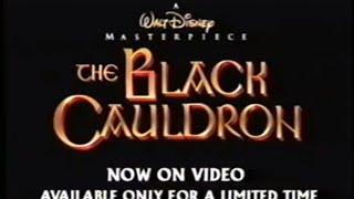 The Black Cauldron vhs promos 1998