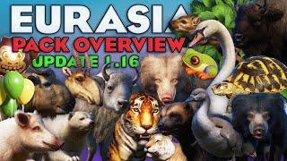  COMPLETE OVERVIEW New Morphs Babies & Features  Planet Zoo Eurasia Animal Pack & Update 1.16