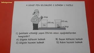 4.sınıf fen bilimleri 2.dönem 1.yazılı @Bulbulogretmen #4sınıf #fenbilimleri #keşfet #yazılı