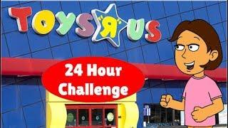 Dora does the 24 Hour Challenge at Toys R UsGrounded