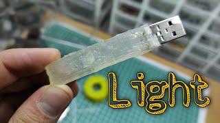 How to make USB LED Light  DIY mini LED Night Lamp