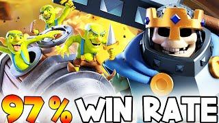 97% WIN RATE WITH THE *BEST* GOBLIN DRILL DECK IN CLASH ROYALE