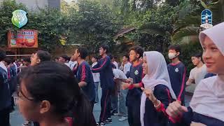 Kegiatan Senam Pagi SMAN 25 Jakarta Jumat 26 April 2024.