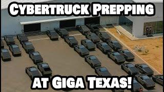 CYBERTRUCK PREPPING AT GIGA TEXAS - Tesla Gigafactory Austin 4K  Day 6324 - Tesla Terafactory TX