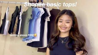 SHOPEE AFFORDABLE BASIC TOPS  Krishia Diaz