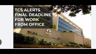 TCS issues final warning to employees  End of WorkFromHome #tcs