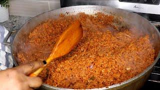 How to cook jollof rice for a get together. Nigerian Party Jollof Rice Cook With Me.