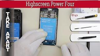 How to disassemble  Highscreen Power Four Take apart Tutorial