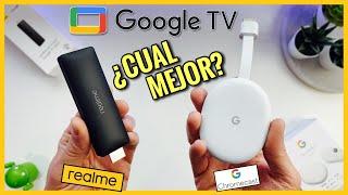 El MEJOR TV Stick con Google TV?  Realme TV Stick 4K o Chromecast Google TV