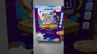 Cinnamon Toast Crunch protein bars #protein #review #tastetest #cinnamontoastcrunch #food #foodie