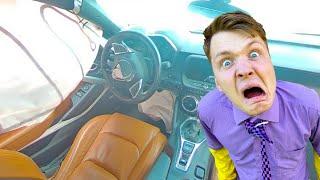 Mr. Joe broke Car Chevrolet Camaro and opened Steering Wheel airbag VS Mr. Joker 13+