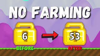LAZY PROFIT USING ONLY 6 WLS  NO FARMING  Growtopia How To Get Rich 2021  TriggerFear