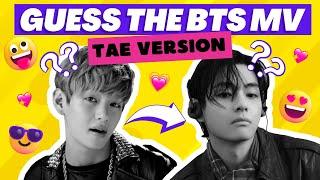 GUESS THE BTS MV WITH TAEHYUNG SCREENSHOTS. V EDITION BTS QUIZ. KPOP GAMES