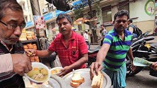 Bachu Vai Ka Anda Chicken Stew Bread  Kolkata Chandini Chowk Street Food