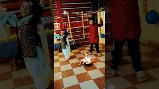 Lohri celebrations in home#happylohari#punjabi#festival#enjoyment#shortsvideo#todaylohri