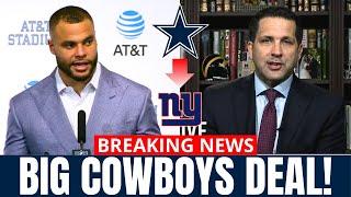 BREAKING DAK PRESCOTT HEADING TO GIANTS HUGE TRADE HAPPNING IN THE NFL DALLAS COWBOYS NEWS