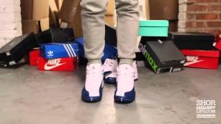 Air Jordan 12 Retro French Blue On-feet Video at Exclucity