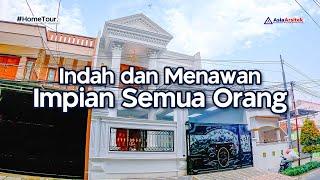 RUMAH MEWAH KLASIK 2 LANTAI 4 KAMAR di Lahan 9x20 m