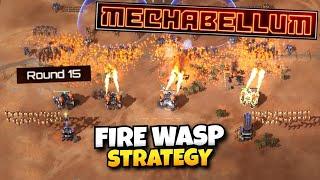 ONE OF THE BEST MATCHES I HAVE EVER SEEN Fire Wasp Build  Mechabellum Gameplay Review