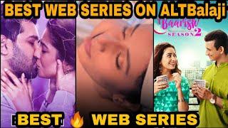 Top Best Web Series On ALTBalaji  Best Hindi Web Series  Tube Talks