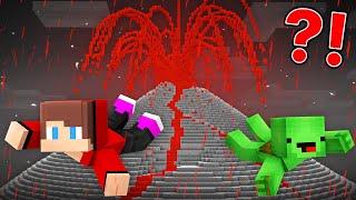 Maizen FAMILY vs BLOOD VOOLCANO in Minecraft - Parody StoryJJ and Mikey TV