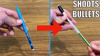 How To Turn A Mechanical Pencil Into An AIRSOFT GUN