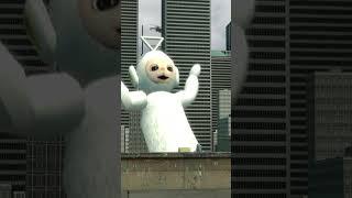 Giant White Scatman  Tinky Winky Attack