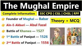 Mughal Empire history gk  Mughal Empire Gk  Mughal Empire important questions  History Gk